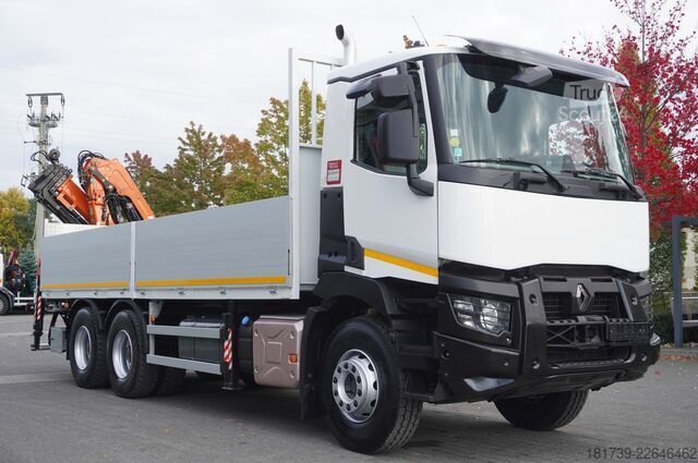 Платформа с кран Renault C380 Comfort 6x4 / Atlas 172.3E crane