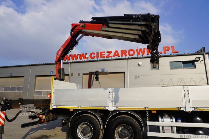 Plataforma con grúa Mercedes-Benz Arocs 2636 6x4/ Fassi F195A.0.24/ 660mth