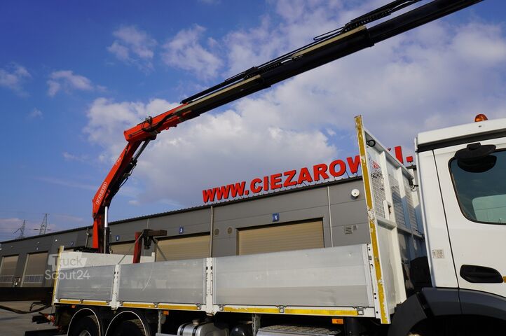 Plataforma con grúa Mercedes-Benz Arocs 2636 6x4/ Fassi F195A.0.24/ 660mth