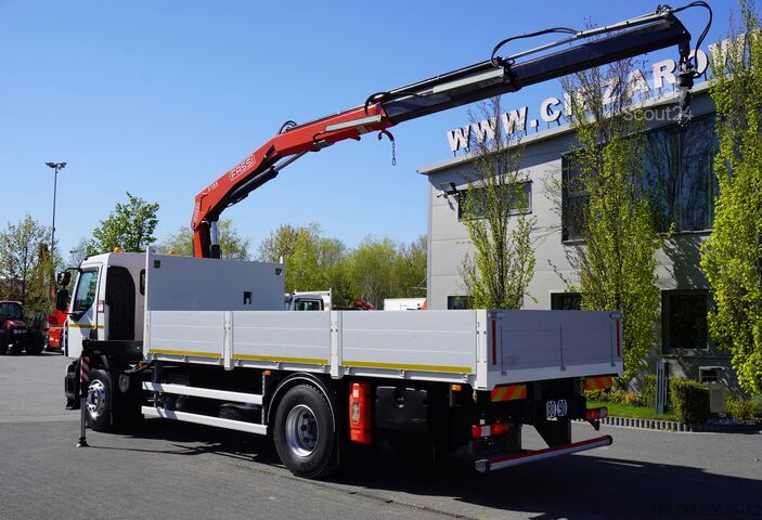 Plataforma con grúa Renault C280 DTI 8/ FASSI crane F135a.22 /15EPAL