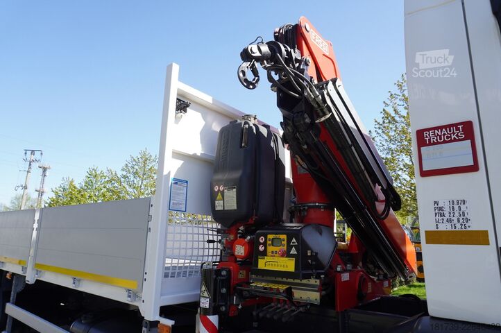 Plataforma con grúa Renault C280 DTI 8/ FASSI crane F135a.22 /15EPAL