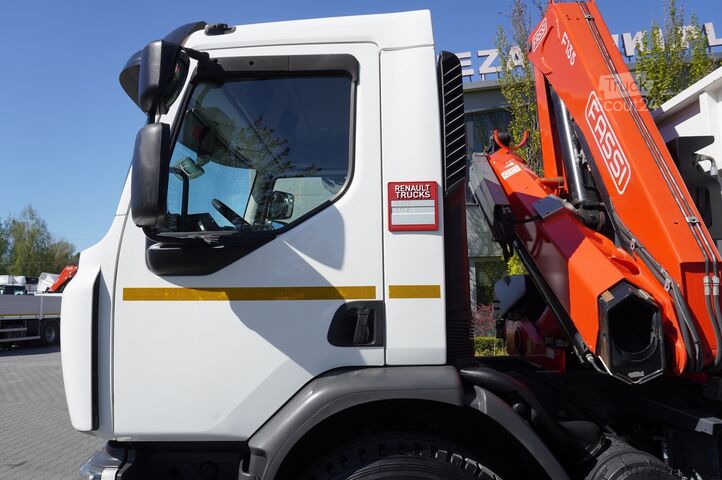 Plataforma con grúa Renault C280 DTI 8/ FASSI crane F135a.22 /15EPAL