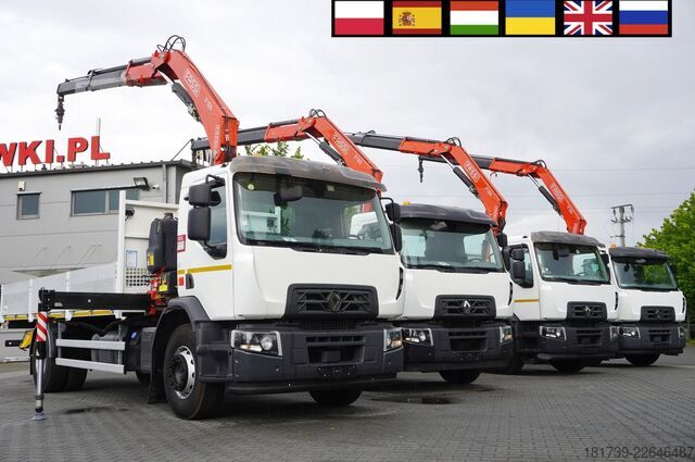 Plataforma con grúa Renault C280 DTI 8/ FASSI crane F135A.22/ 8units