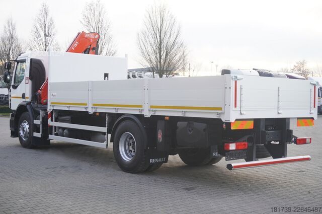 Plataforma con grúa Renault C280 DTI 8/ FASSI crane F135A.22/ 8units