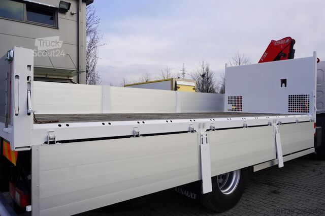 Plataforma con grúa Renault C280 DTI 8/ FASSI crane F135A.22/ 8units