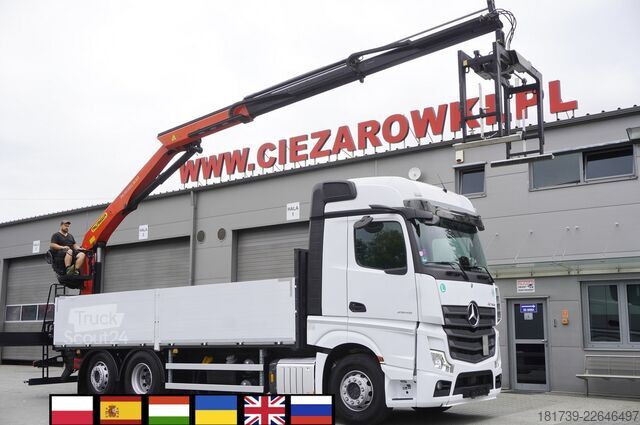 Vinçli platform Mercedes-Benz Actros 2545 MP5 / 60 tho. km / Palfinger