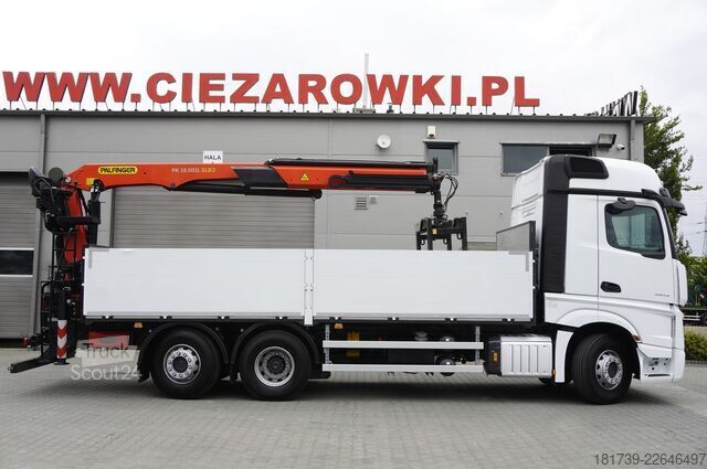 Vinçli platform Mercedes-Benz Actros 2545 MP5 / 60 tho. km / Palfinger