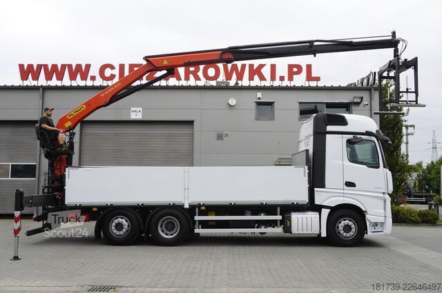 Vinçli platform Mercedes-Benz Actros 2545 MP5 / 60 tho. km / Palfinger