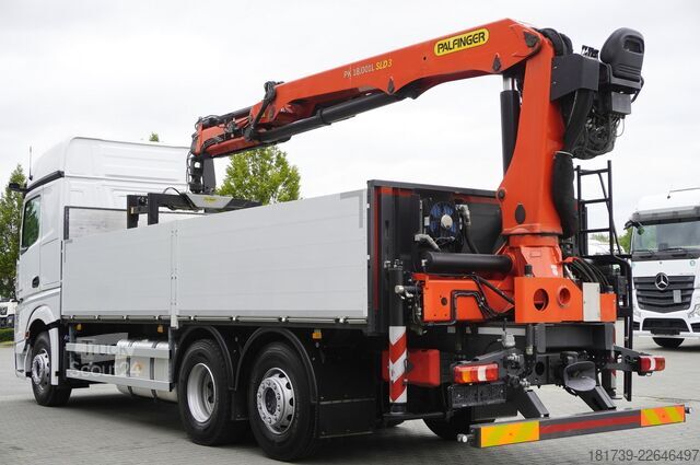 Vinçli platform Mercedes-Benz Actros 2545 MP5 / 60 tho. km / Palfinger