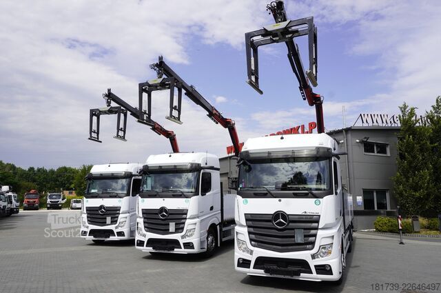 Vinçli platform Mercedes-Benz Actros 2545 MP5 / 60 tho. km / Palfinger