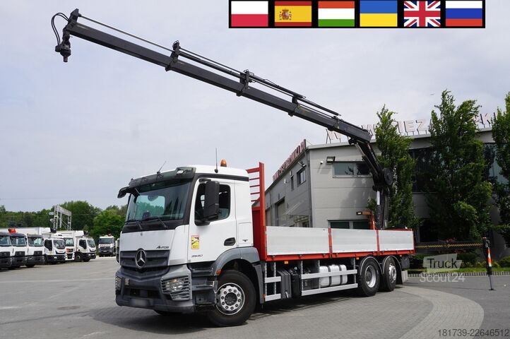 Vinçli platform Mercedes-Benz Mercedes-Benz Antos 2540 6×2-4 / HIAB
