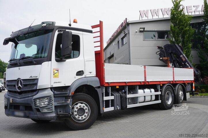 Vinçli platform Mercedes-Benz Mercedes-Benz Antos 2540 6×2-4 / HIAB