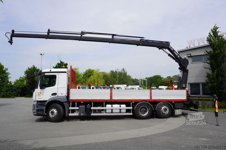 Vinçli platform Mercedes-Benz Mercedes-Benz Antos 2540 6×2-4 / HIAB