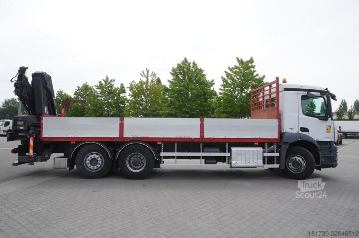Vinçli platform Mercedes-Benz Mercedes-Benz Antos 2540 6×2-4 / HIAB