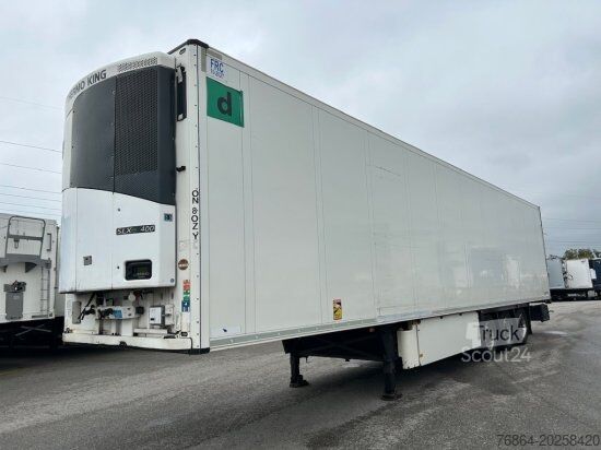 Remorque surbaissée SCHMITZ SCB S3B KüHLAUFLIEGER, TK SLXE 400, BLUMENBREITE