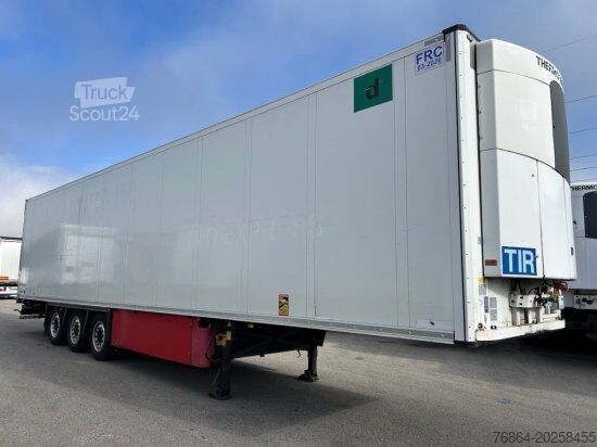 Remorque surbaissée SCHMITZ SCB S3B KüHLAUFLIEGER, TK SLXE 400,  LIFTACHSE, DOPPELSTOCK, BLUMENBREITE