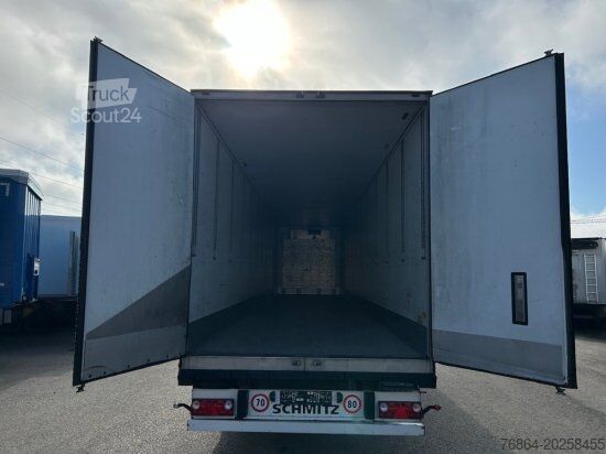 Remorque surbaissée SCHMITZ SCB S3B KüHLAUFLIEGER, TK SLXE 400,  LIFTACHSE, DOPPELSTOCK, BLUMENBREITE