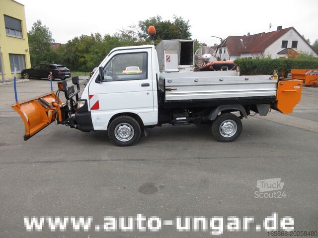 Winterdienstgerät Piaggio Porter S90 Kipper 4x4 Winterdienst Pflug