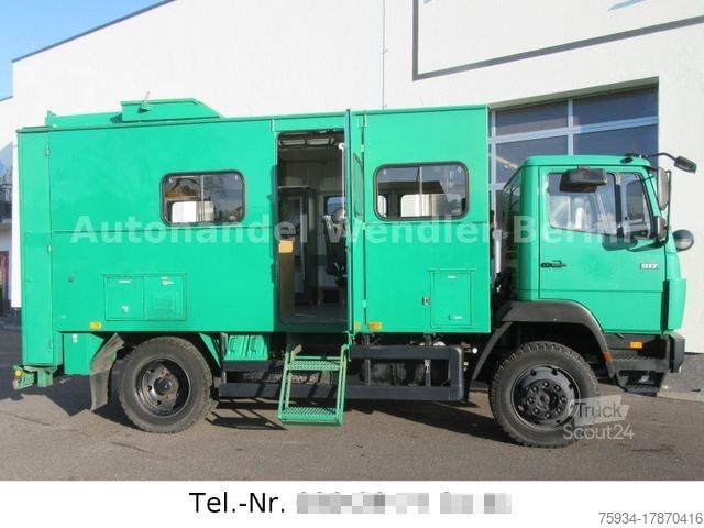 Inne MERCEDES-BENZ 917 A 4x4 Wohnkoffer 100 km/h 814 817 9 14 H-Gut