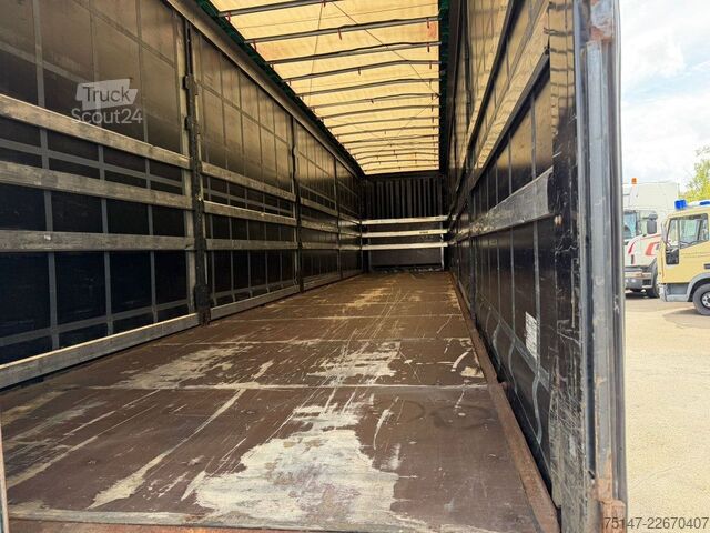 Semirremolque abierto con toldo KRONE 3-Achs Megaliner Edscha Hubdach Lift