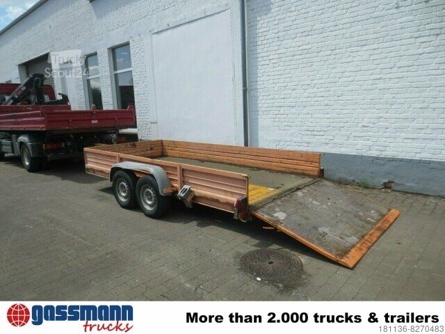 Lavtloader trailer  TTS-3,5 mit Auffahrrampe