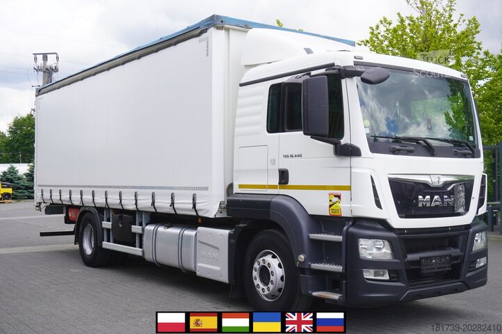 Záves MAN TGS 18.440 / 19 EPAL curtainsider / Slee