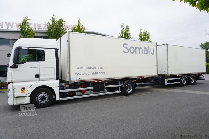 مجموعة الحاويات MAN TGX 18.430 / Set Box+Trailer 18+18 EPAL