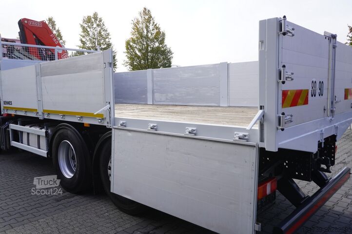 Plošina s jeřábem Mercedes-Benz Antos 2540 / Flatbed 15 EPAL/ Fassi F165