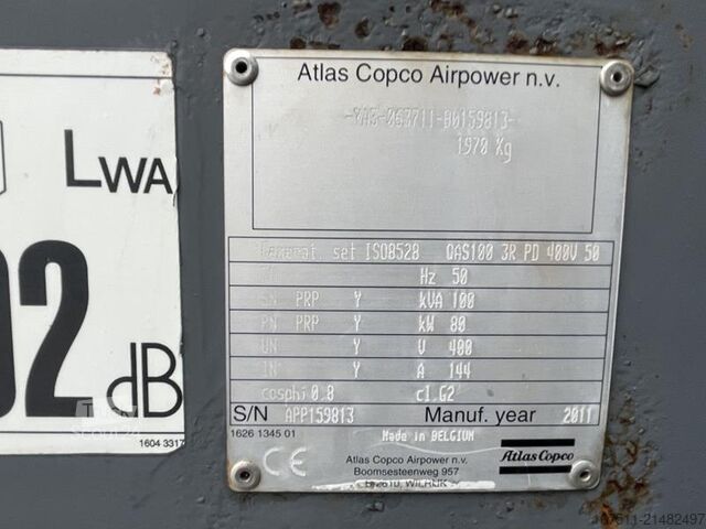 Aggregat Atlas Copco QAS 100