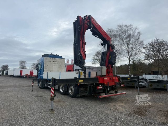 Бортовой грузовик VOLVO FH 500 6x2 Container Pritsche Fassi F455 Kran