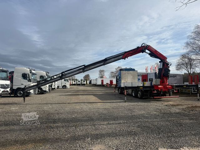 Кран-манипулятор на шасси грузовика VOLVO FH 500 6x2 Container Pritsche Fassi F455 Kran