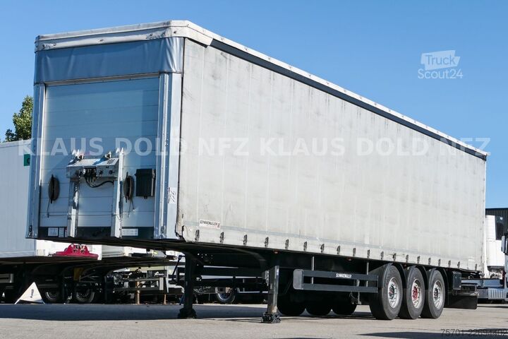 Semirremolque abierto con toldo SCHWARZMÜLLER SPA 3/E Pritsche Plane Liftachse SAF-Achsen