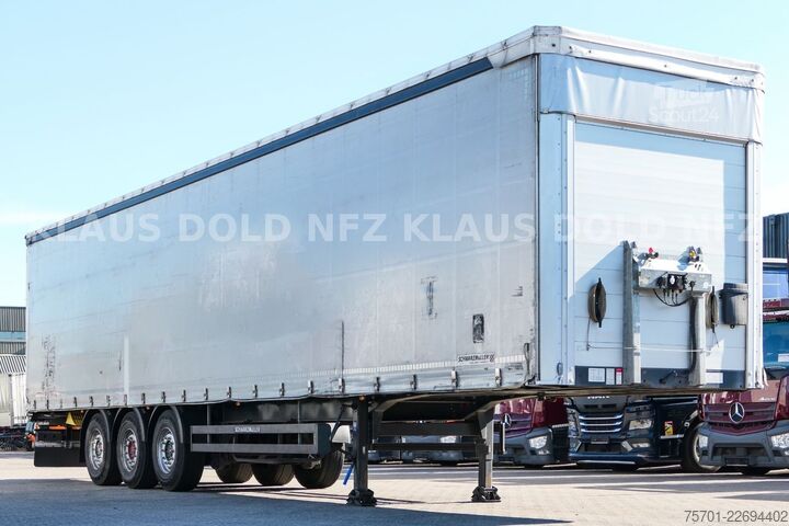 Semirremolque abierto con toldo SCHWARZMÜLLER SPA 3/E Pritsche Plane Liftachse SAF-Achsen