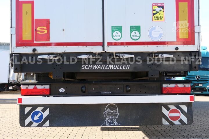 Semirremolque abierto con toldo SCHWARZMÜLLER SPA 3/E Pritsche Plane Liftachse SAF-Achsen