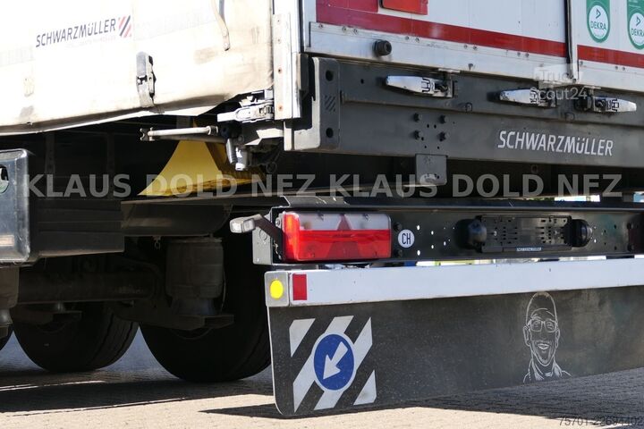 Semirremolque abierto con toldo SCHWARZMÜLLER SPA 3/E Pritsche Plane Liftachse SAF-Achsen