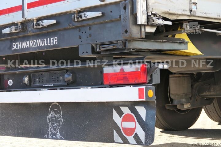 Semirremolque abierto con toldo SCHWARZMÜLLER SPA 3/E Pritsche Plane Liftachse SAF-Achsen