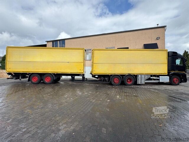 Вантажівка для напоїв MERCEDES-BENZ 2545 Actros*kpl Zug*2x LBW*Lift/Lenk*Ret.*38 Pal