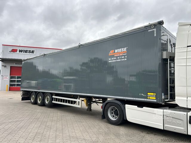 Semirreboque com piso móvel KRAKER CF-Z Schubboden 92m³ 10mm Boden Sehr sauber