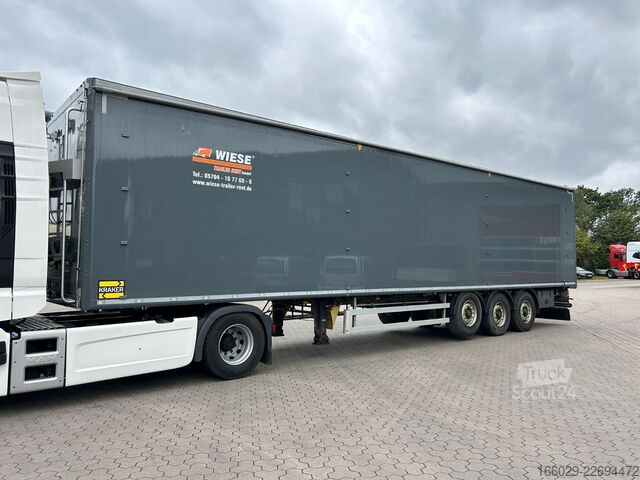 Semirreboque com piso móvel KRAKER CF-Z Schubboden 92m³ 10mm Boden Sehr sauber