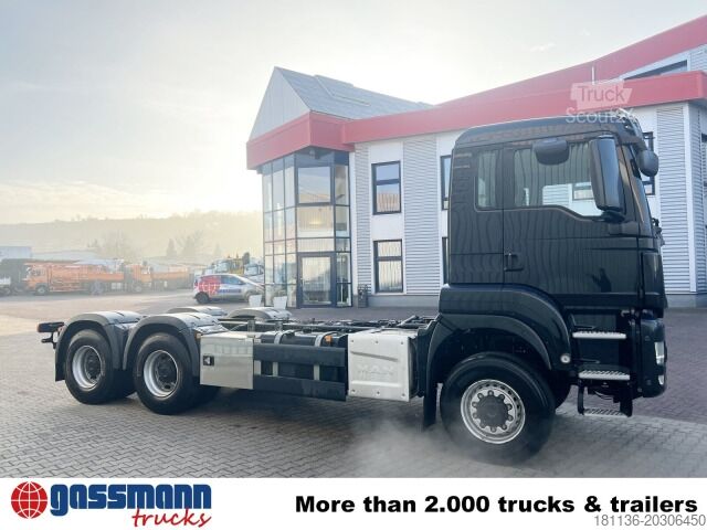 Camion benne à bras amovible MAN TGS 26.500 6X6 BL, Intarder