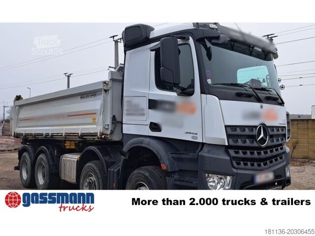 Camión volquete Mercedes-Benz Arocs 3445 K 8x4/4, Meiller Bordmatik links