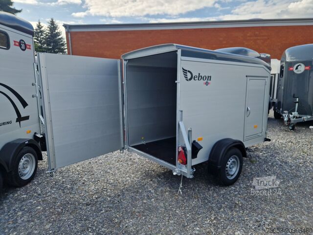 Kofferanhänger Debon C 255 Alukoffer Seitentür 1300kg 100kmH