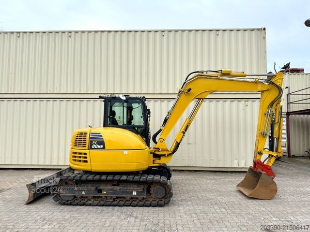 Minibagger KOMATSU PC80MR-5 / 2022 Baujahr / 1.630 H