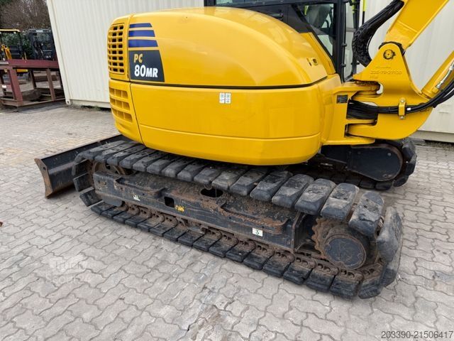 Minibagger KOMATSU PC80MR-5 / 2022 Baujahr / 1.630 H