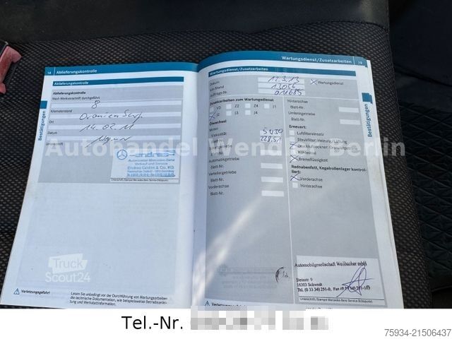 Furgon z wysokim dachem MERCEDES-BENZ Vario 816D Kasten Maxi lang/hoch 1.Hd orig.88tkm