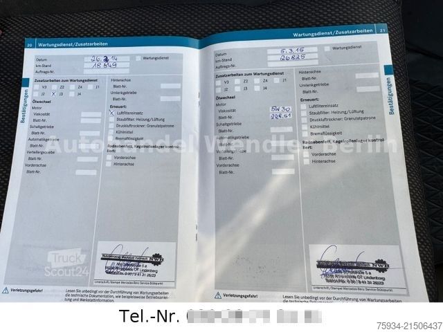 Furgon z wysokim dachem MERCEDES-BENZ Vario 816D Kasten Maxi lang/hoch 1.Hd orig.88tkm