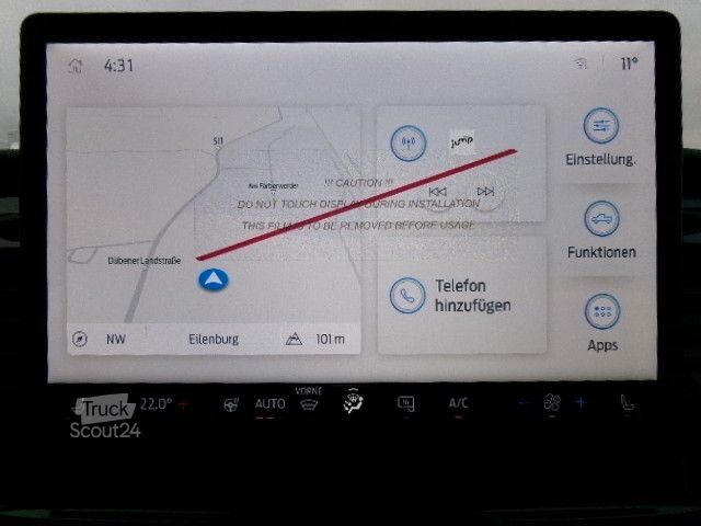 Vrachtwagen met bakwagen FORD Transit 350L4 Trend AT Koffer LWB Xenon Kam ACC