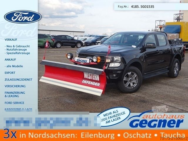 Bestelwagen FORD Ranger XLT 4x4 DoKa AT Winterd. Streuer Schild