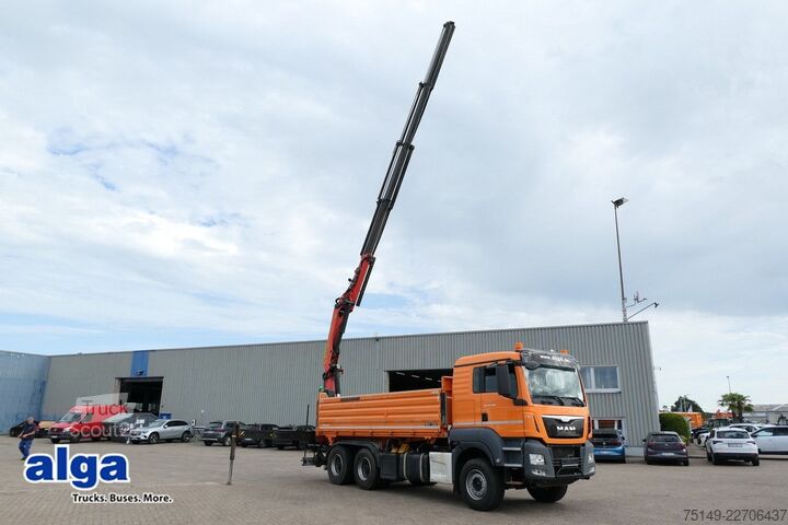 Żuraw samochodowy MAN 26.480 TGS, Palfinger PK23002-SH, abnehmbar,Funk