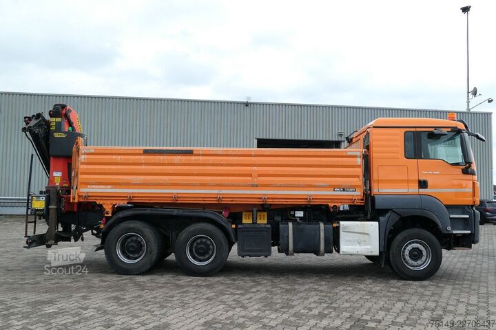 Żuraw samochodowy MAN 26.480 TGS, Palfinger PK23002-SH, abnehmbar,Funk